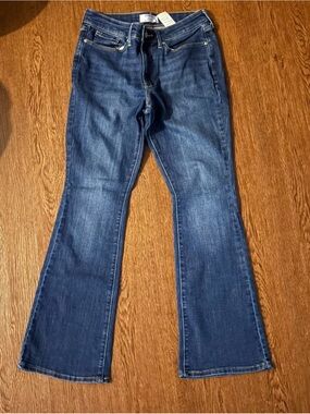 Levis Denizen Jeans Women Blue Cotton Blend Stretch Mid-Rise Bootcut-Size 27